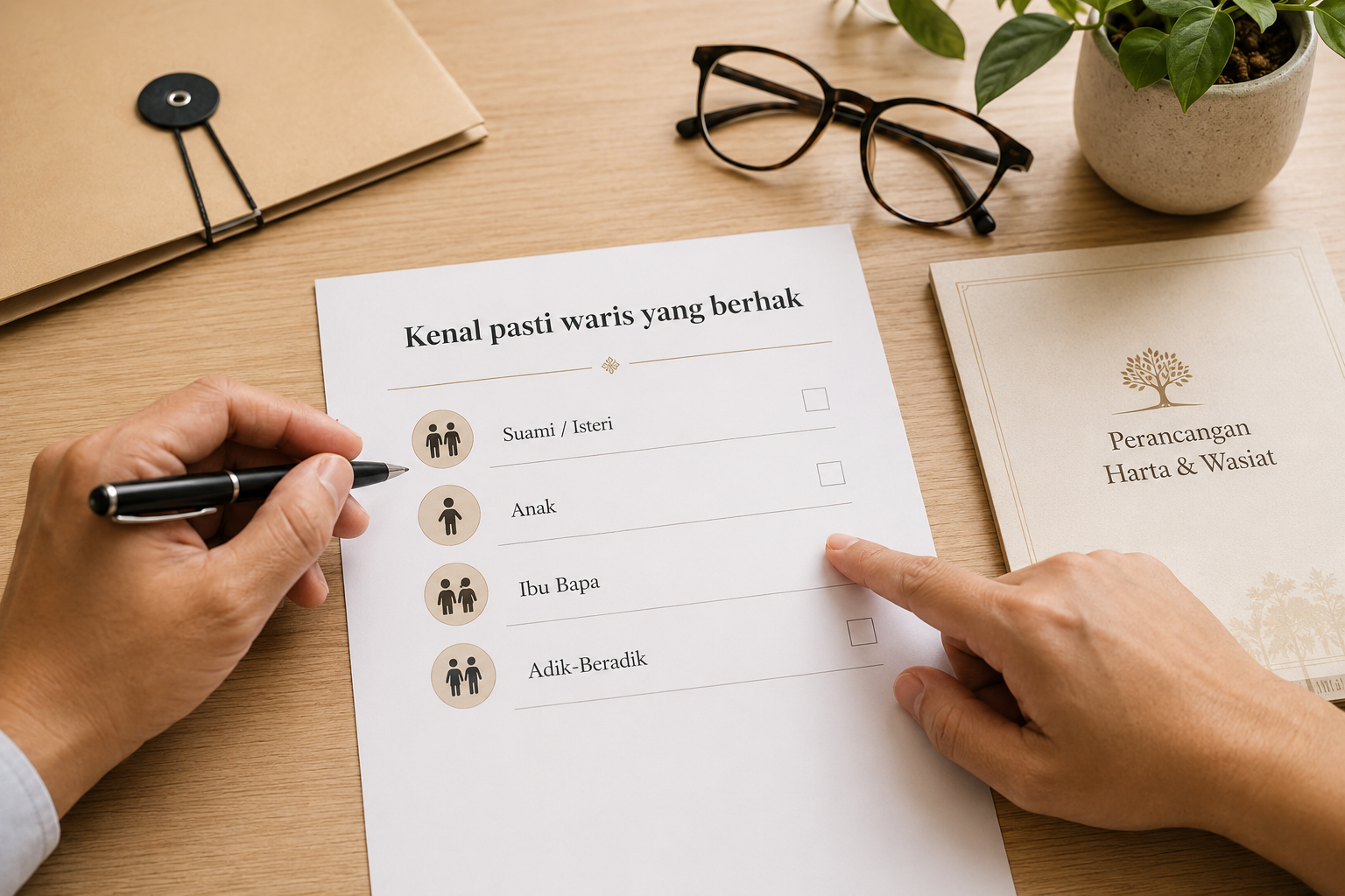 Dokumen mengenal pasti waris yang berhak